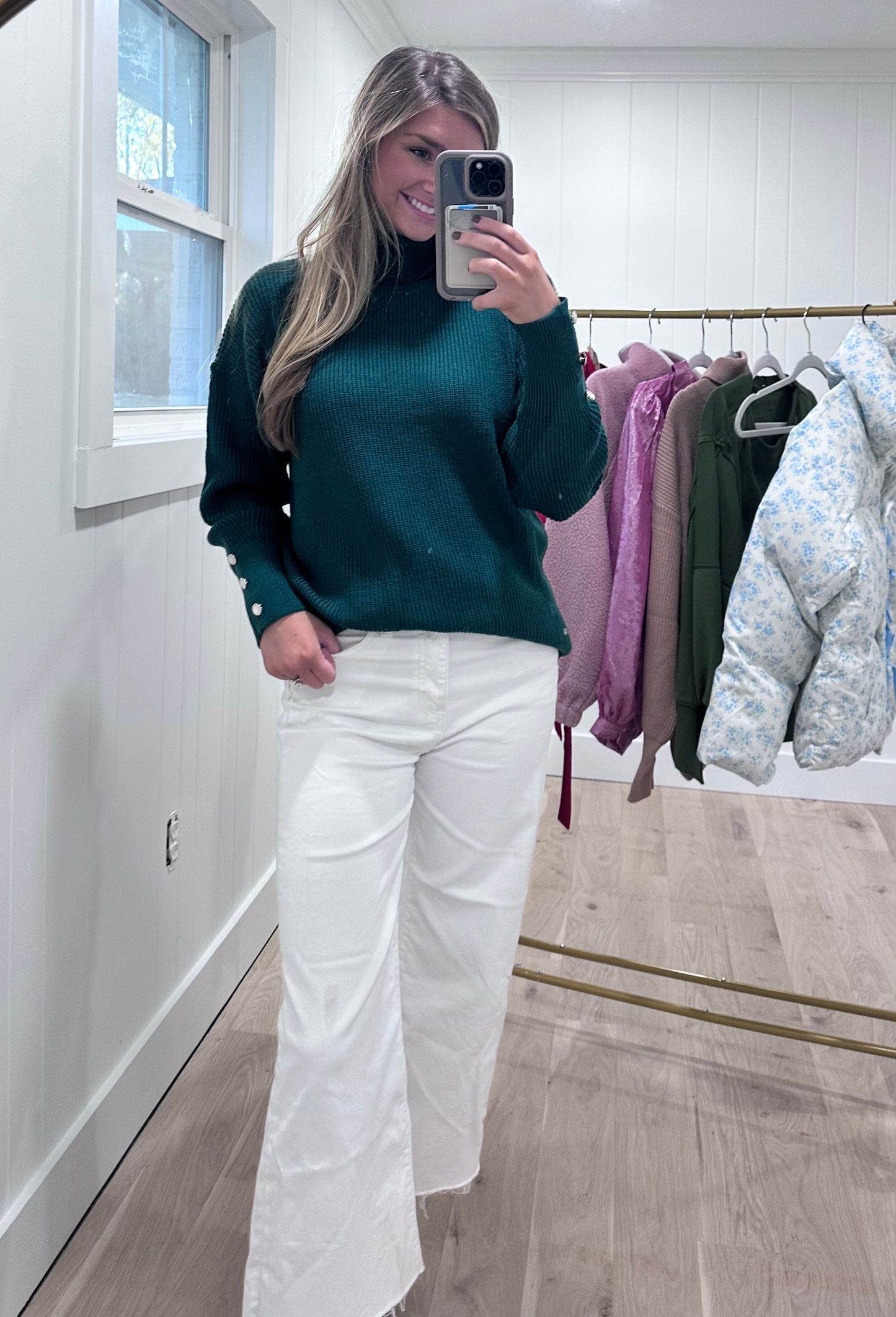 The perfect green sweater