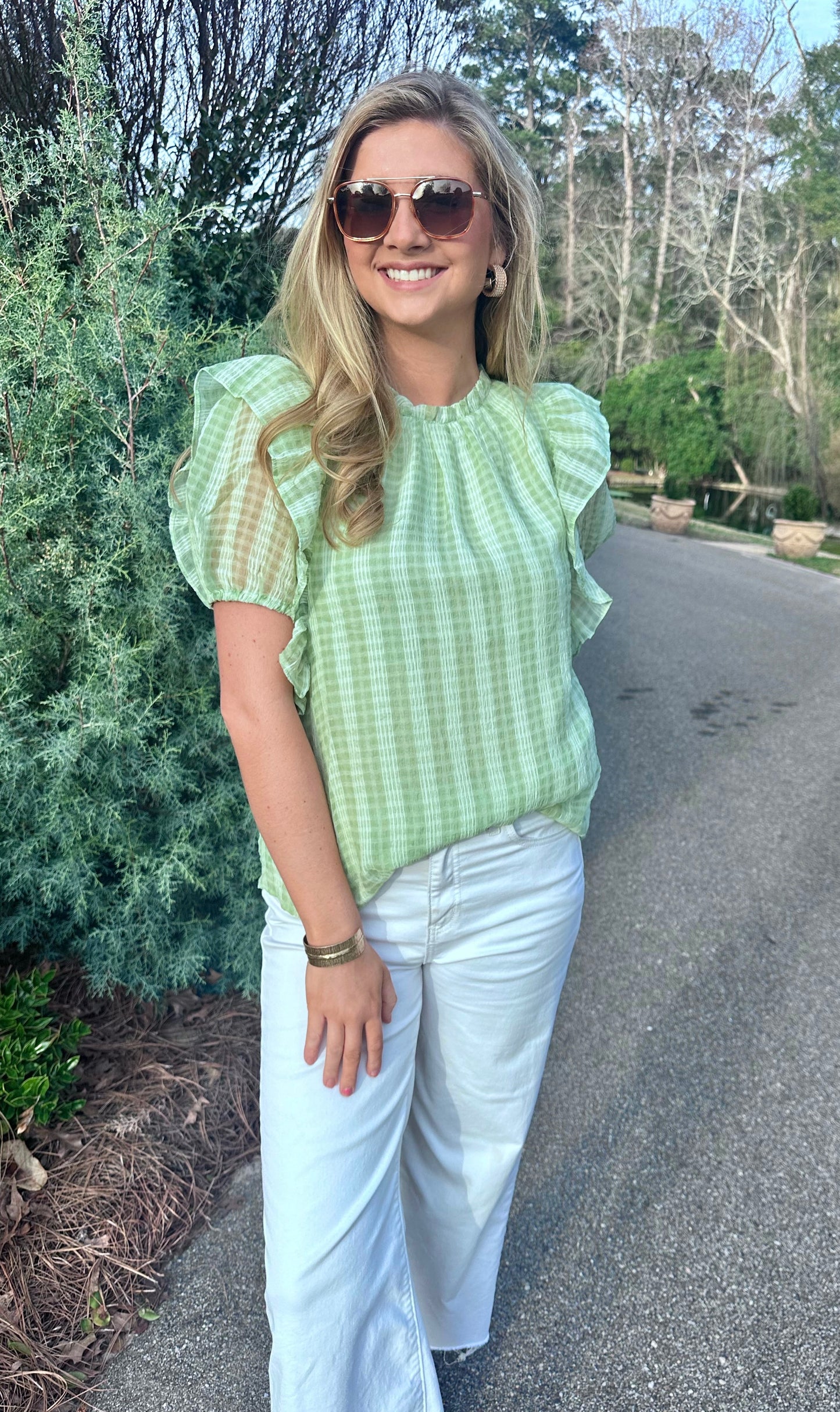 Green Spring Blouse