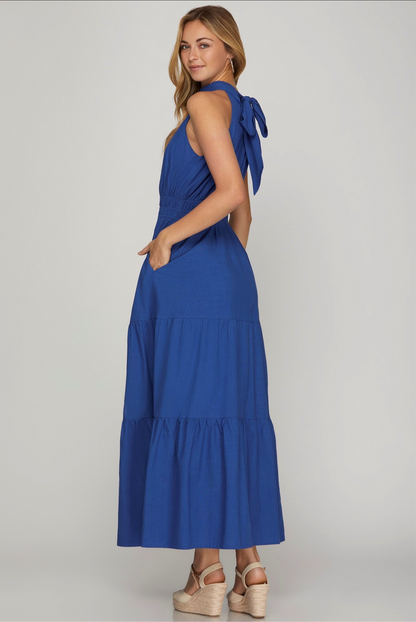 Royal Blue Maxi Dress