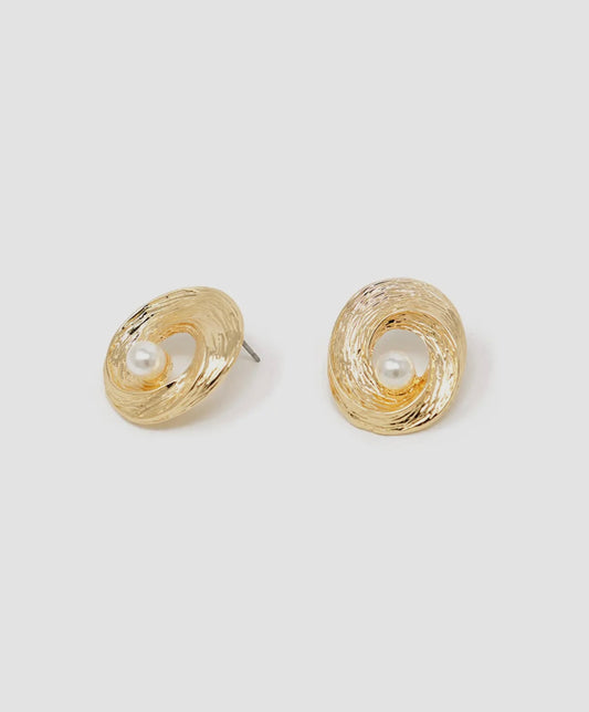 Gold Stud Earrings